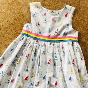 Girls Nautical party dress by Jojo Maman Bebe